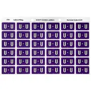 Avery Lateral File Side Tab Label 'U' 180 Pack