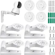 Pack of 4 Wall Mount for Tp_Link Security Cameras, Compatible with Models C225/C200/C210/C220/Tc70, Kasa Ec70/Kc410s, 2.2 Inch Base, Camera Mount Adjustable Angle Mounting Bracket