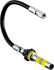 Grease Gun Coupler, Clamp-Type Grease Nipple, Screw-Type High-Pressure Grease Nipple, Flat Head Screw Type Manual Pneumatic Grease Gun Accessories
