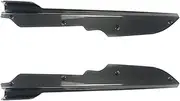2Pcs Side Skirt Extension Splitters Compatible for Chevrolet Corvette C8 Stingray&Z51 2020-2024 Winglet Lip Carbon Fiber Style Glossy Black(Carbon Fiber)