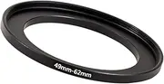 49mm to 62mm Step-Up Ring Filter adapter (49mm-62mm) Camera Filter Ring for 62mm UV ND CPL Filter (MPIXO)
