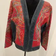 CHICOS Women's Tulsi Raku Jacket Size 3 Retail $138.00, Brand New With Tags.