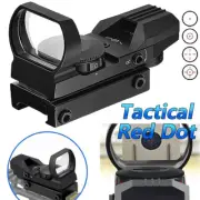 20mm Tactical Red/Green Dot Reflex Sight Holographic Scope Rifle Mount Rail