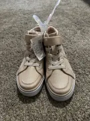 Girls Sparkly Pink High Top Shoes Size 13