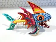 Alebrije - Fantastical Fish - Handmade Oaxacan Papier Mache Painted Folk Art