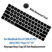 New Keycaps Keys Cap for MacBook Pro 13" 15" A1706 A1707 2016 2017 Full Keycap