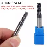 Solid Carbide End Mill 4 Teeth For HPC Milling Cutter for Finishing/Roughing