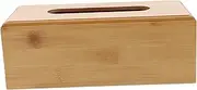 MAGICLULU 1pc Box Solid Wood Paper Box Dispenser Lids Pour Facial Tissue Organizer Small Containers with Lid Canvas Car Napkin Holder Tissue Boxes Desktop Wipe Holder Dashboard Wicker Cargo