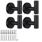 2/4Pcs Stainless Steel Heavy Duty Towel Hooks Bathroom Coat Hook Robe Hook AU