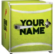 Retro Tennis Ball Vintage Mini Bar Fridge With Opener