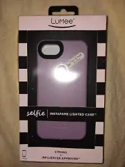 LuMee Selfie Lighted Case for Apple iPhone 8 - Purple Matte