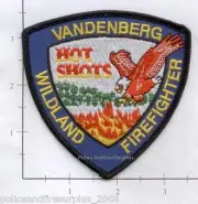 California - Vandenberg Hot Shots Wildland CA Fire Dept Patch v2