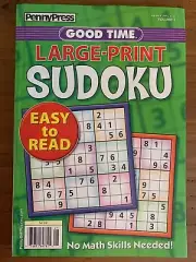 Penny Press LARGE PRINT Sudoku Puzzles 2019 EASY TO READ Magazine Volume 1 NEW