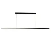 Vencha Beam Metal Modern Minimal 2000mm Linear Pendant Light - Tri-Colour - Black