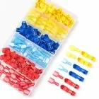 360PCS Nylon Spade Quick Disconnect T-type Crimp Terminal Fully Insulated K3D9