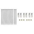 26ft Tube Outdoor Misting Fan Kit 3/4 Adapter Water Spray Fan AU