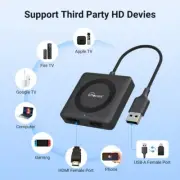 3-in-1 Ottocast Car TV Mate MAX Wireless Carplay&Android Auto Adapter HDMI Input