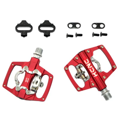 KCNC KPED09 Lightweight MTB Clipless Platform Pedals , Red