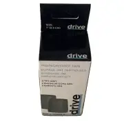 Drive Medical Utility Walker, Cane Replacement Tips, 1 Pair Grey 1" RTL10389G