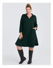 [Taking Shape] Natural On The Go Dress in Verde Green