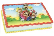 SUPER MARIO BROTHERS LUIGI PRINCESS CAKE POP TOP NINTENDO PARTY FAVORS sku 23-0