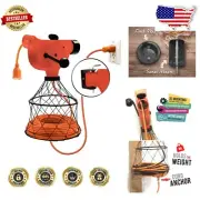 Portable Orange Cord Winder Organizer - Max 150 ft Storage & Easy Install