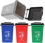 KITANDOVE Mini Trash Can Toys for Boys and Girls Simulation Recycling Bin Educational Toy for Playroom Develop Environmental Awareness