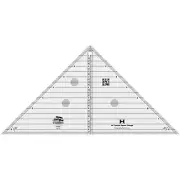 Creative Grids 90 Degree Quarter-Square Triangle Quilt Ruler - CGRT90
