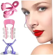 3PCS Nose Slimmer, Plastic Nose Shaper Clip, Reusable Bridge Shape Lifting Clips Pincher for Women
