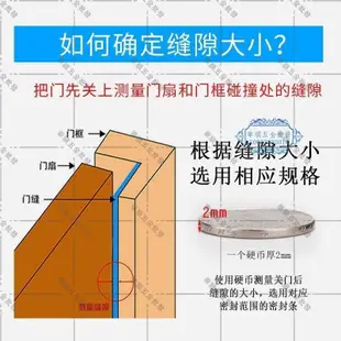 【華順五金批發】5米門窗密封條隔音條 玻璃窗防塵推拉門縫防風條木門防盜門防撞條