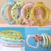 Neck Cooler Tube Wearable Cooling Neck Wraps Hands Free Cold Gel Ice Pack Kids