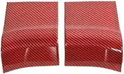 ATATNK TESIN Car Door Grab Handle Decoration Cover Trim Stickers Compatible for F150 F-150 2015 2016 2017 2018 2019 2020 Interior Accessories(2 Door Red Carbon)