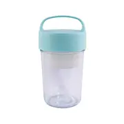 Avanti 650ml Silicone/Glass Food Jar w/Lid Snack Storage Container Duck Egg Blue