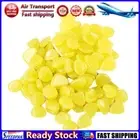 LF# 100Pcs Reusable Glow In The Dark Pebbles for Outdoor Landscaping (Yellow)