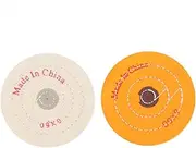 GANAZONO 2Pcs Polishing Cloth Wheel Arbor Heavy Duty Grinding Abrasive Discs for Jewelry and Finishing