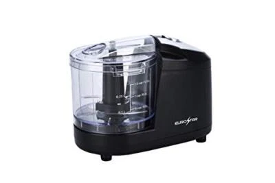 EUROSTAR 1.5 Cup One Touch Electric Mini Food Chopper (Black)