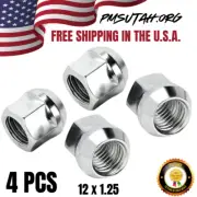 4 Tapered Lug Nuts 2022-2025 Yamaha Wolverine X2 850 R-Spec, XT-R Chrome Nut