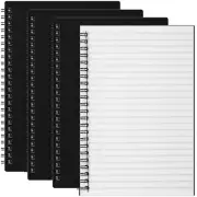 Weekgrat 4 Pcs Stone Paper Waterproof Notebook Spiral A5 5.8 X 8.3'' Weatherproo