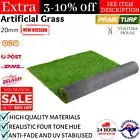 Primeturf Artificial Synthetic Grass Fake Lawn 10SQM Faux Laying Turf 20mm Plant