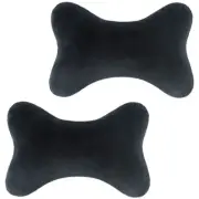 Car Neck Headrests Pillow Memory Foam Breathable Head Neck Support For Sleep 2Pc (for: Fiat)