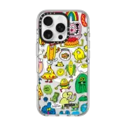 iPhone 16 Pro Clear Case MagSafe Compatible Sticky Friends