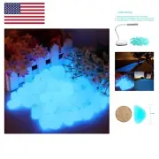 2.4Lbs 550Pcs Glow in The Dark Stones Garden Pebbles Rocks Indoor Outdoor Dec...