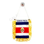 Costa Rica Mini Banner / Double Sided Mini Costa Rica Car Window Flag