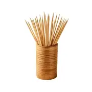 8 inch Natural Bamboo Skewers for Barbecue Party，Fruit，Kabob，Appetiser，Hambur...