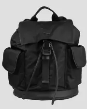 Kiton Black Pa Backpack KBAY14 Man