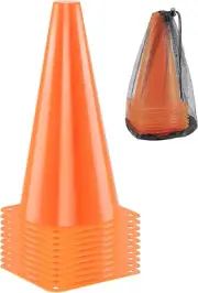 12.5 Inch（32Cm） Plastic Sport Training Traffic Cones Set of 10