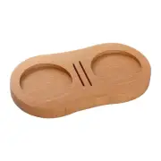 Wood Coffee Tamper Holder Wooden Espresso Tamper Mat Stand Tamper Station5985