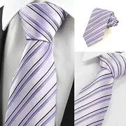 Black Striped tie for Men's tie