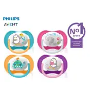 Avent - Ultra Air Animals 6-18m Newborn Soothers PICK DESIGN Baby Dummies