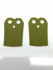 Lego Lot Of 2 Mandalorian Olive Green Minifigure Cape Sides Straight B#22